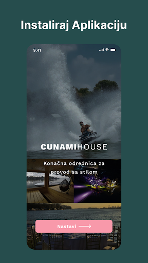 Android application Cunami screenshort
