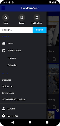 Android application Loudoun Now screenshort