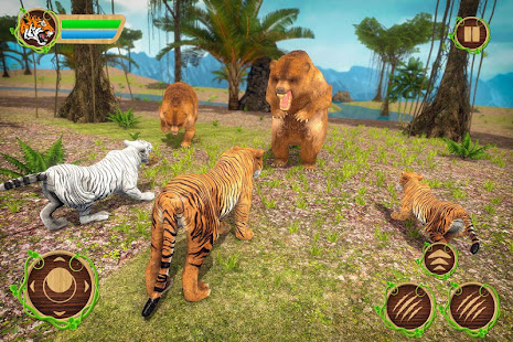 Tiger Family Simulator: Jungle Hunting Games  APK screenshots 14