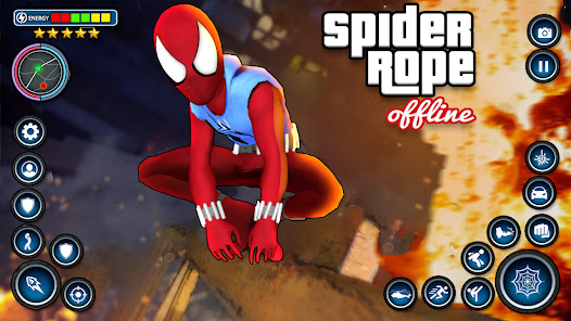 Spider Rope : Amazing Battle 1.0 APK + Mod (Free purchase) for Android