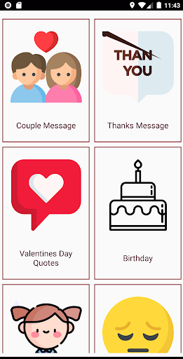 Beautiful Messages Screen 3
