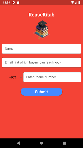 Android application ReuseKitab screenshort