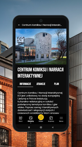 Android application EC1 Łódź - Miasto Kultury screenshort