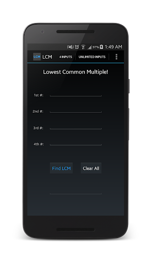 Lowest Common Multiple! Screen 3