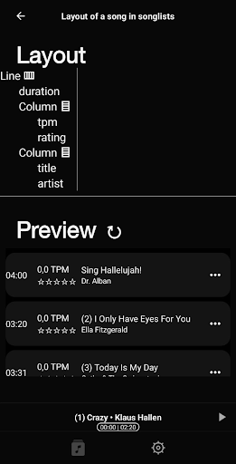 Dance Music Player Screen 2