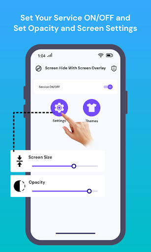 Android application Screen Hide With Screen Overla screenshort