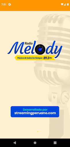 Android application Radio Melody La Oroya screenshort