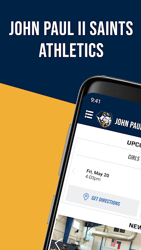 Android application John Paul II Saints Athletics screenshort