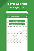 Islamic Calendar - Hijri Dates APK スクリーンショット画像 #1