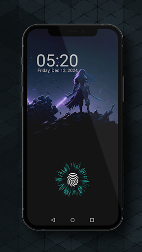 Android application Fingerprint Live Animation screenshort