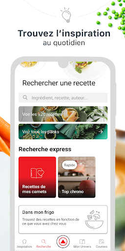 Android application Seb, recettes et plus… screenshort