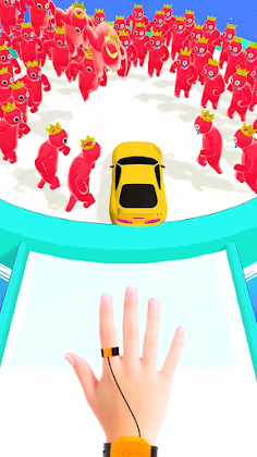 Hand Control Car Racing - Screenshot 2