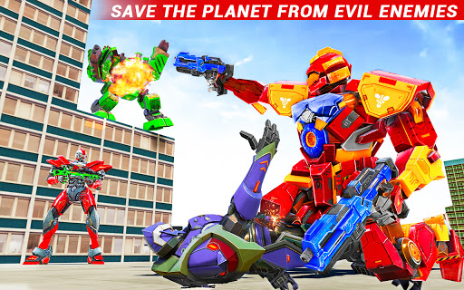 Game mobil robot hiu - Game Motor robot Apk