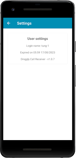 Dinggly Call Receiver Screen 3