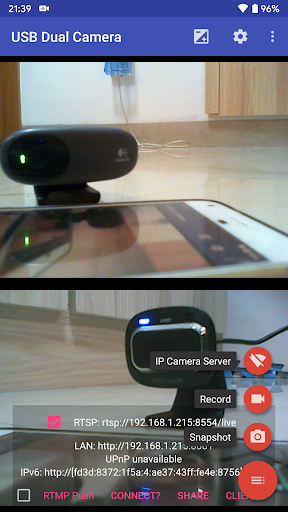 USB Dual Camera - Connect 2 USB WebCams screenshots apkspray 3