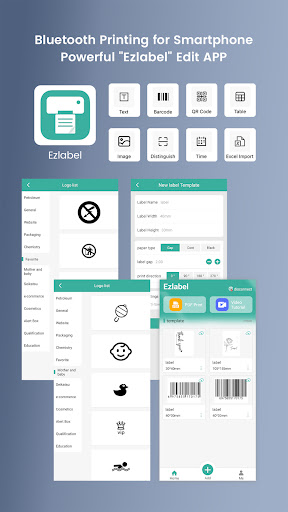 Android application Ezlabel screenshort