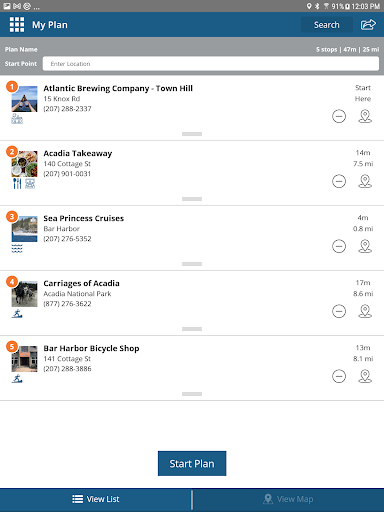 Screenshot of Visit Bar Harbor