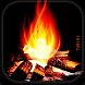 癒しの焚火／深呼吸で火をつける - Androidアプリ