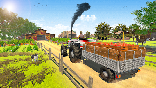 Smart Tractor Farming Game