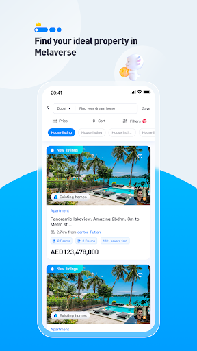 Screenshot of MetaHomes - Buy, Sell, & Rent