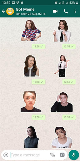 GOT TV Series Meme Emoticon WAstickerApps