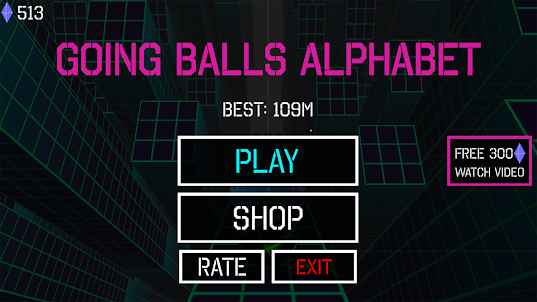Going Balls Alphabet Rolling