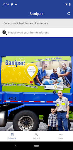 Android application Sanipac screenshort