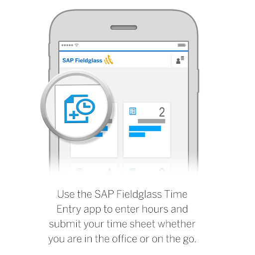 Screenshot of SAP Fieldglass Time Entry