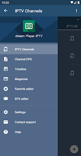 dream Player IPTV Bildschirmfoto