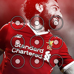 Cover Image of Download Mohamed Salah Pattern Lock Scr  APK