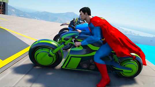 Superhero GT Bike Racing Game