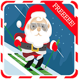 Santa Crazy Ski - christmas - icon