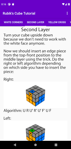 Rubiks Cube Tutorial