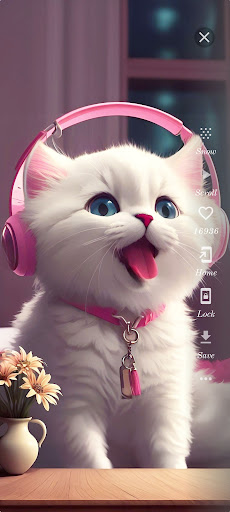 Cute Cat Wallpaper HD Screen 2
