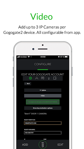 Gogogate 2 -Open garage door- Screen 3