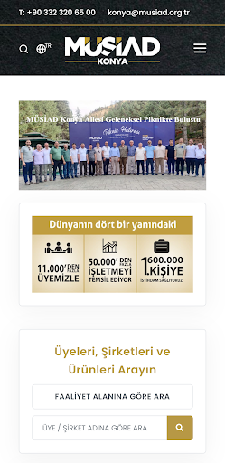 Android application MÜSİAD Konya screenshort