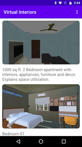 3D Interior Design Folio Screen 2