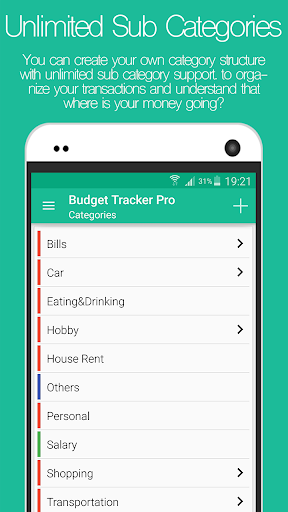 Budget Tracker(Expense,Income) Screen 2