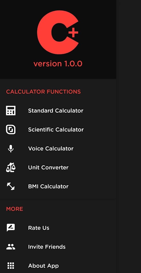 #8. CalPlus - Multiple Calculator (Android) Ved: FnsCreator