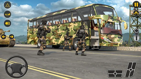 US military bus simulator game