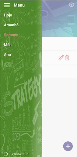 Android application Tarefas screenshort