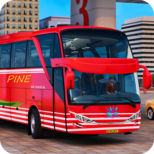 Real City Bus Driving Game 3d