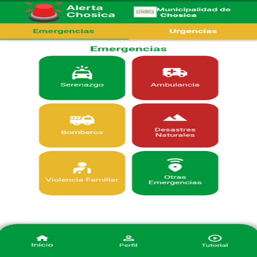 Android application Alerta Chosica screenshort