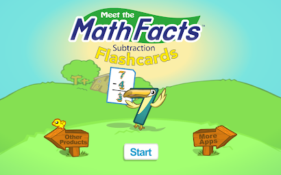 Meet the Math Facts - Subtraction Flashcards