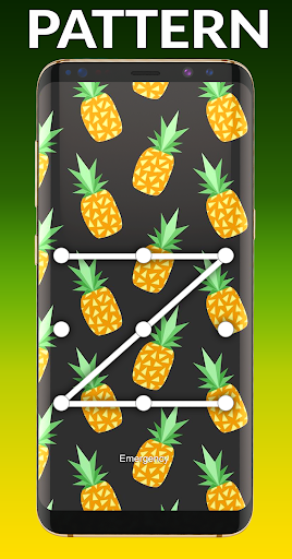 Pineapple Pattern Lock Screen Screen 2