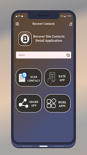 Recover Deleted Contacts Screen 2