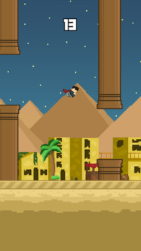 Android application Flappy Superhero screenshort