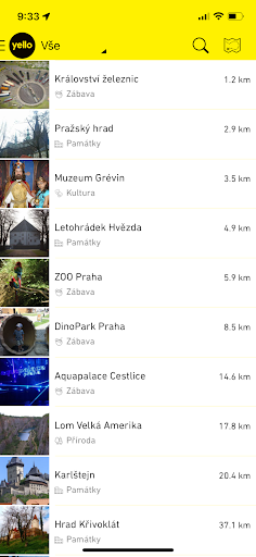 Android application Yello Active screenshort