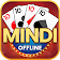 Mindi Multiplayer Offline Card Game - Desi Game icon