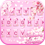 Cover Image of Download Pink Floral Sakura Theme  APK